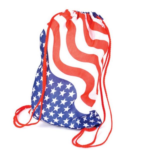 ZR25844 Cotton Stars And Stripes BACKPACK